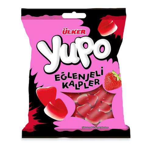 Ülker Yupo Strawberry Fun Hearts 80g