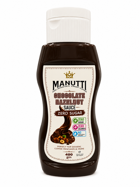 Manutti Zero Sugar Chocolate Hazelnut Sauce 400g