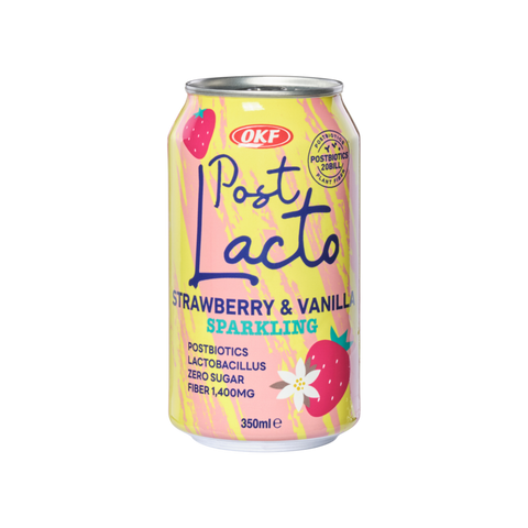Okf Post Locato Strawbeery & Vanilla Zero Sugar Sparkling Drink 350ml
