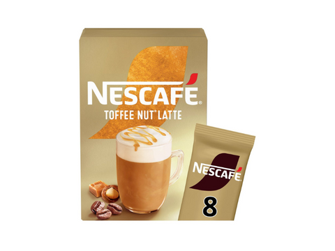 Nescafe Toffee Nut Latte 8 Sachets