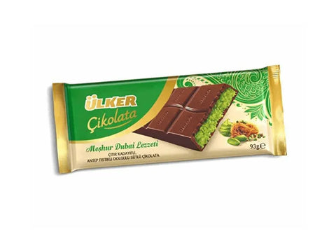Ulker Dubai Chocolate with Antep Pistachio 93g - CAFELAX