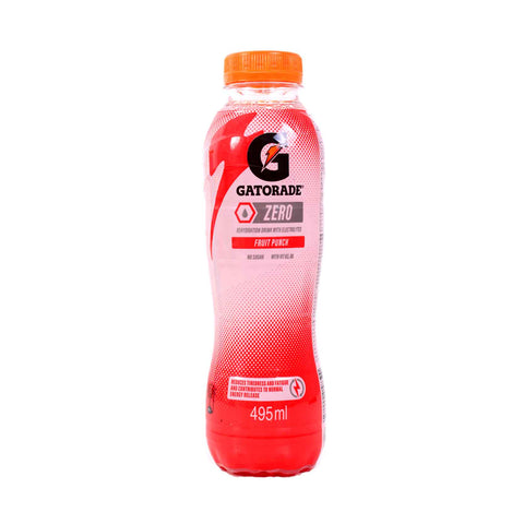 Gatorade Energy Drink -Zero Fruit Punch Flavor 495ml