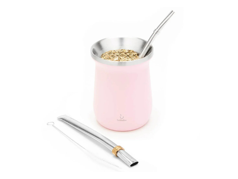 Balibetov Stainless Steel Mate Set - Pink - CAFELAX