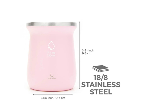 Balibetov Stainless Steel Mate Set - Pink - CAFELAX