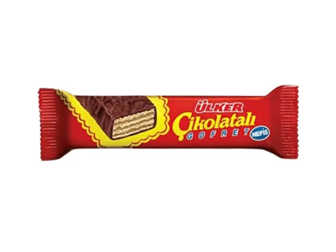 Ülker Gofret Chocolate Coated Wafer With Hazelnut Cream Pack of Seven 7X47g - CAFELAX