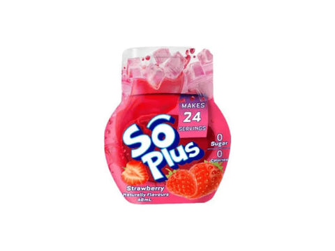So Plus Liquid Water Enhancer Strawberry 48ml - CAFELAX