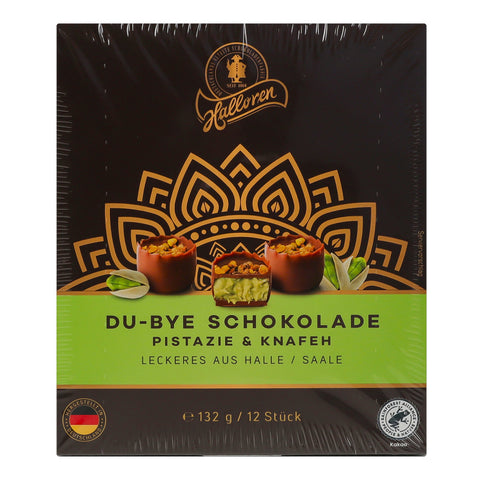 Halloren Du-Bye Chocolate Pistachio Kunafa 132g