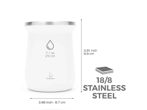 Balibetov Stainless Steel Mate Set - White - CAFELAX