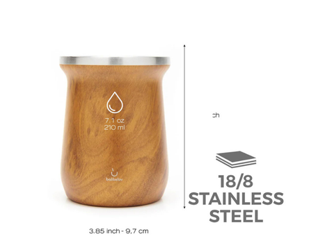 Balibetov Stainless Steal Mate Set - Wooden - CAFELAX