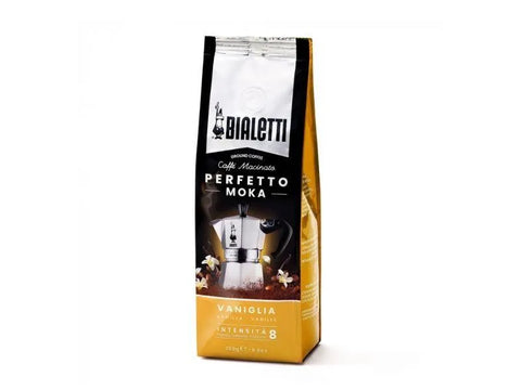 Bialetti Perfetto Moka Vaniglia Ground Coffee 250g - CAFELAX