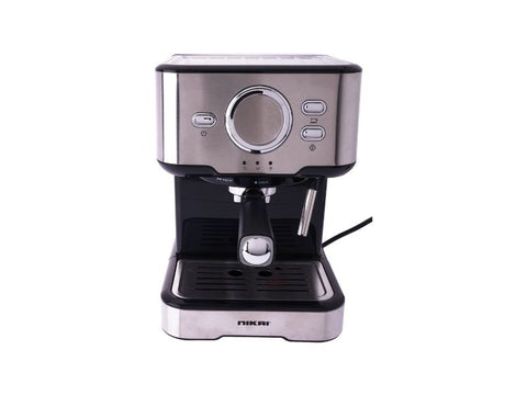 Nikai Espresso Coffee Machine With Steam Knob & 2 Cups
