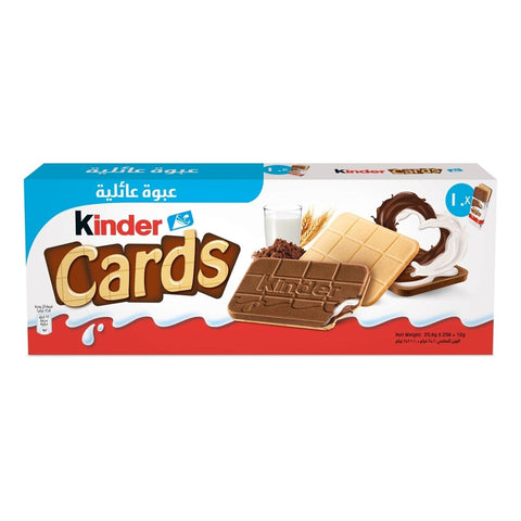 Kinder Cards Chocolate Biscuits 256g