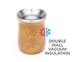 Balibetov Stainless Steal Mate Set - Wooden - CAFELAX