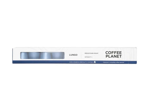 Coffee Planet Lungo Coffee Capsules - 10 Capsules - CAFELAX
