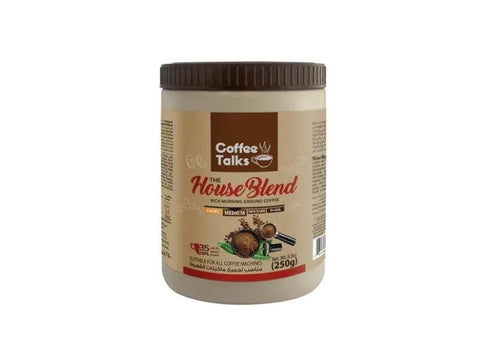 Coffee Talks House Blend Medium Ground Coffee 250g