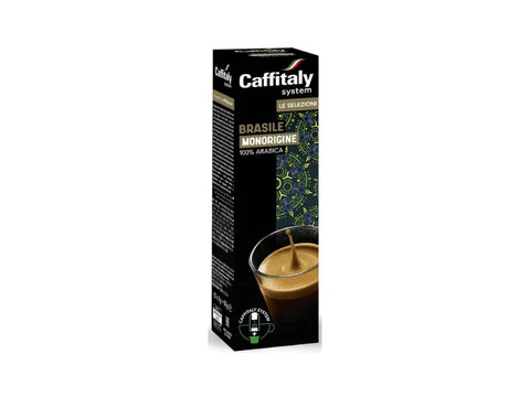 Caffitaly System Brasile 100% Arabica Coffee Capsules - 10 Capsules - CAFELAX