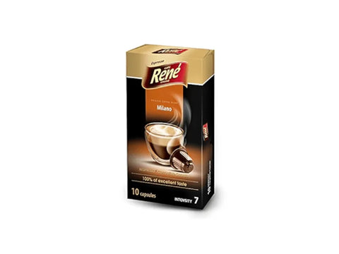 Cafe Rene Milano Coffee Capsules - 10 Capsules - CAFELAX