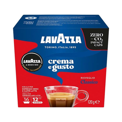 Lavazza A Modo Mio Crema e Gusto Calssico Coffee Capsules - 16 Capsules