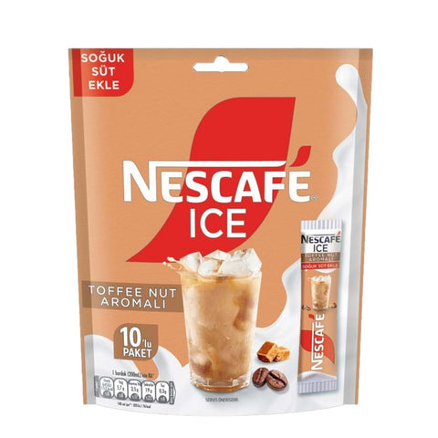 Nescafe Ice Toffee Nut Instant Coffee 10 Sachets