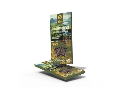 Zero Stevia Dark Chocolate 85% Chocolate 85g - CAFELAX
