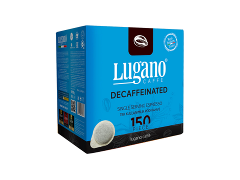 Lugano Decaffeinated Easy Serving Pods - 150 Pods - CAFELAX