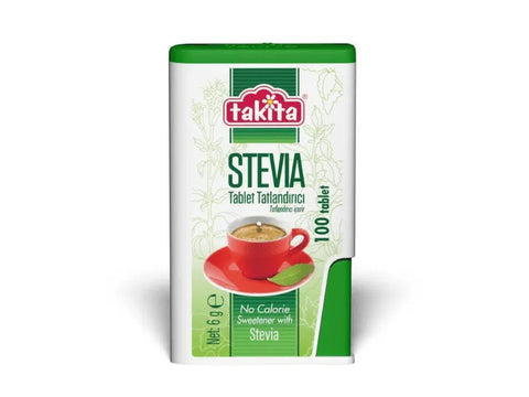 Takita Stevia Sweetener 100 Tablet - CAFELAX