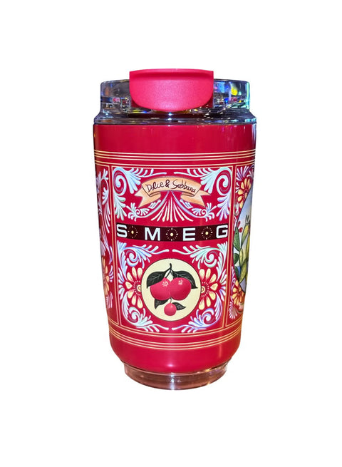 SMEG * Dolce & Gabbana Stainless Steel Insulated Vacuum Coffee Wall Travel Mug 240ml