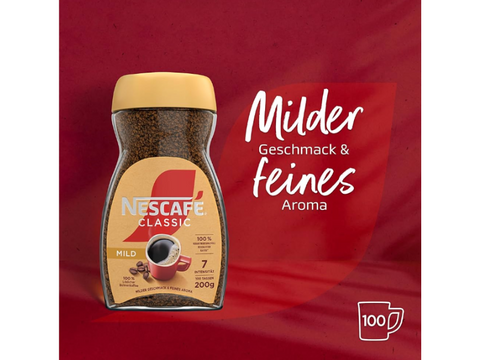 Nescafe Classic Mild Instant Coffee 200g - Imported