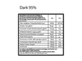 Zero Stevia Dark Chocolate 95% Chocolate 85g - CAFELAX