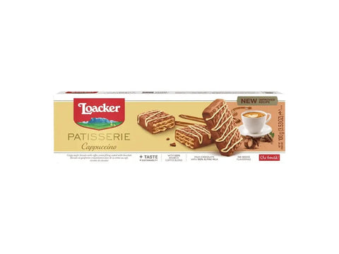 Loacker Patisserie Cappuccino Chocolate Wafer 100g - CAFELAX