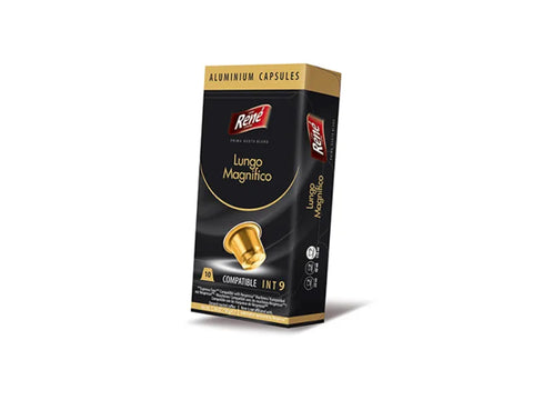 Cafe Rene Lungo Maganifico Coffee Capsules - 10 Capsules - CAFELAX