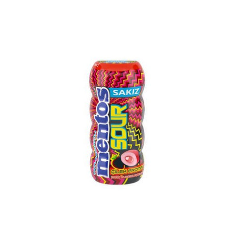 Mentos Sugar Free Sour Pure Fresh Fruit Gum With Sakiz Cilek Aromali- 30g