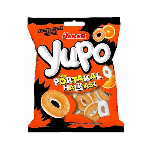 Ülker Yupo Portakal Halkasi Orang Ring Candy 70g