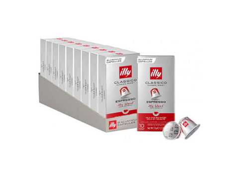illy Espresso Classico Coffee Capsules - 10*10 = 100 capsules)