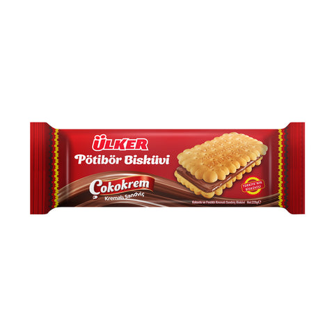 Ülker Petibor Biscuit Çokokrem Creamy Sandwich Biscuits 229g