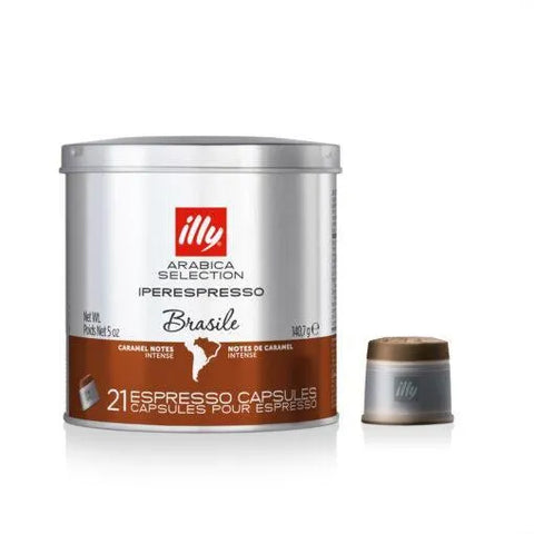 illy iperEspresso Capsules Brasile Roast 21 Capsules