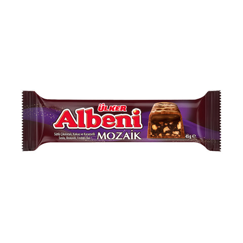 Ülker Albeni Mozaik Chocolate Cacao With Caramel Bar 45g