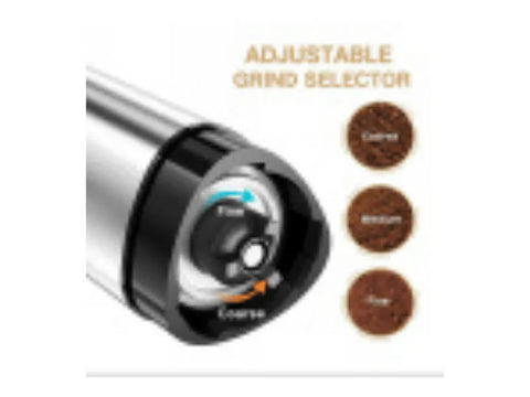 Manual Coffee Grinder With Adjustable Conical Ceramic Burr - CAFELAX
