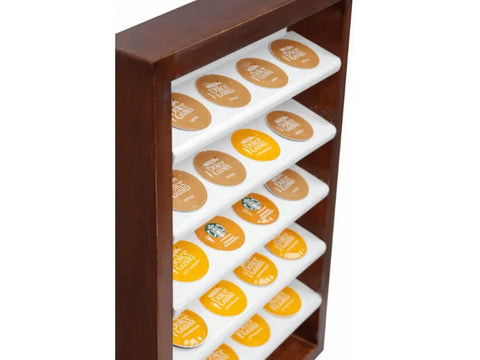 BeanWrap Handmade Wooden Dolce Gusto Compatible Capsules Stand - 24 Capsules - CAFELAX
