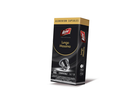 Cafe Rene Lungo Massimo Coffee Capsules - 10 Capsules