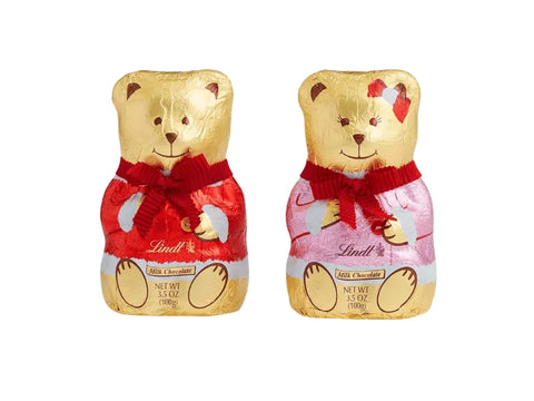 Lindt Mr or Mrs Teddy Milk Chocolate 100g - CAFELAX