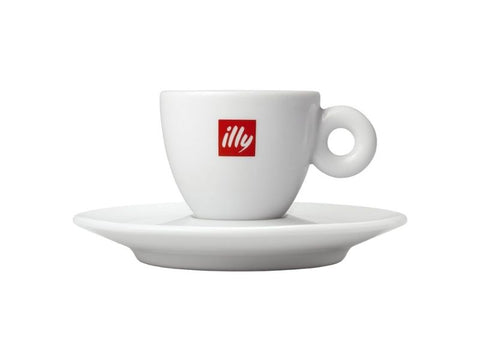 illy Cappuccino Small Mug With Saucer