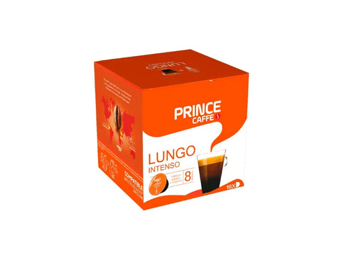 Prince Caffe Lungo Intenso Dolce Gusto Coffee Capsules - 16 Capsules - CAFELAX