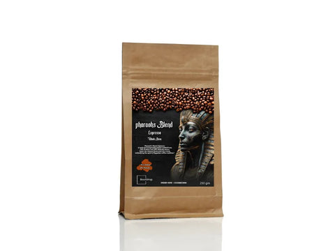 Pharaohs Blend Espresso Whole Beans Coffee 250g - CAFELAX