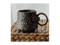 HANDMADE BELTED MUG-Spotted Gray - CAFELAX
