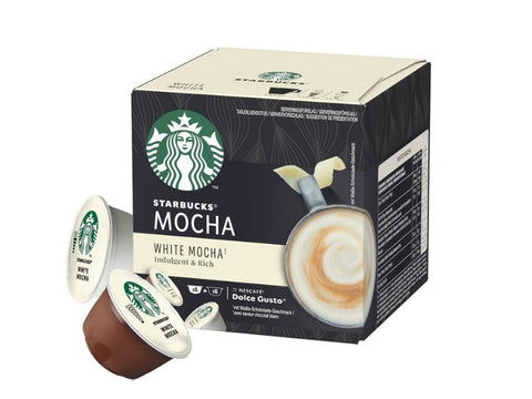 Starbucks White Mocha Dolce Gusto Coffee Capsules - 12 Capsules