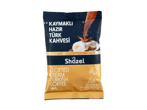 Shazel 100% Arabica Clotted Cream Instant Turkish Coffee 100g
