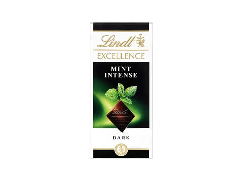 Lindt Excellence Dark Chocolate Mint Intense 100g - CAFELAX