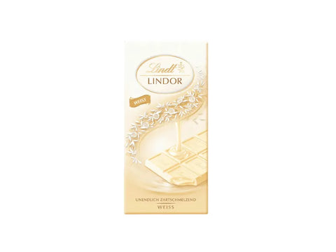 Lindt Lindor White Chocolate 100g - CAFELAX