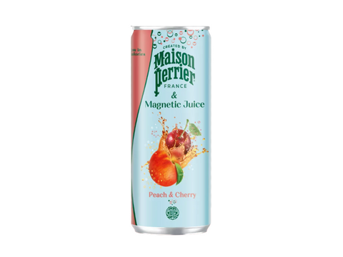 Maison Perrier Magnetic Juice Peach & Cherry Sparkling Drink 250ml